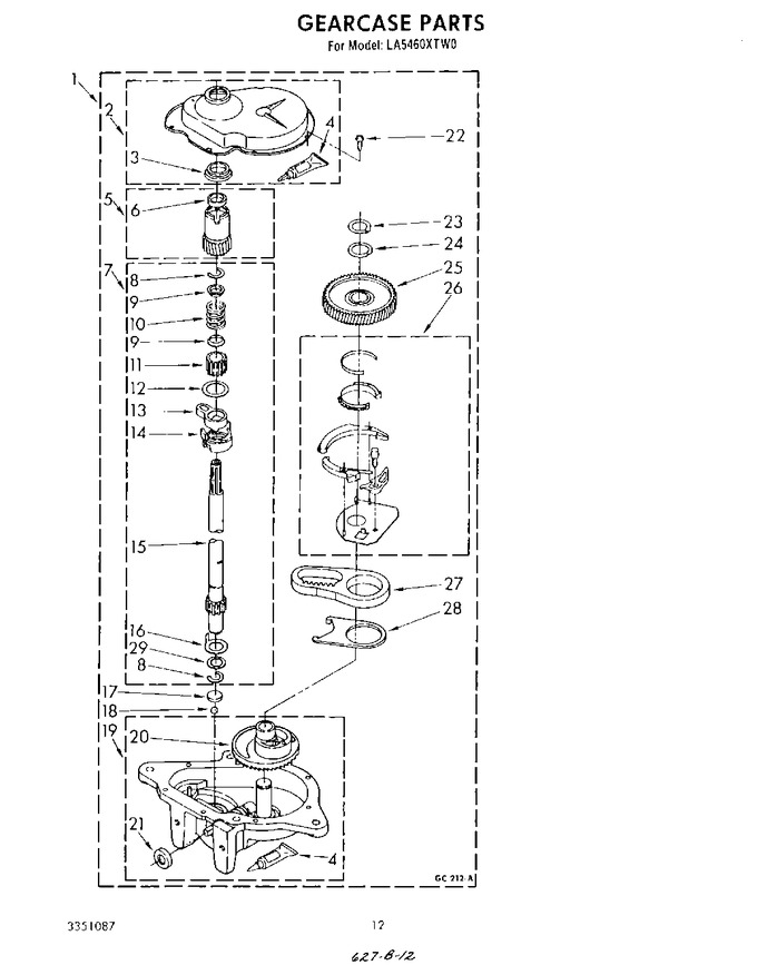 Diagram for LA5460XTW0