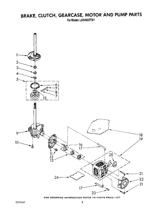 Diagram for LA5460XTF1