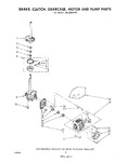 Diagram for 06 - Brake, Clutch, Gearcase, Motor And Pump