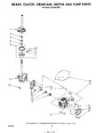 Diagram for 06 - Brake, Clutch, Gearcase, Motor And Pump