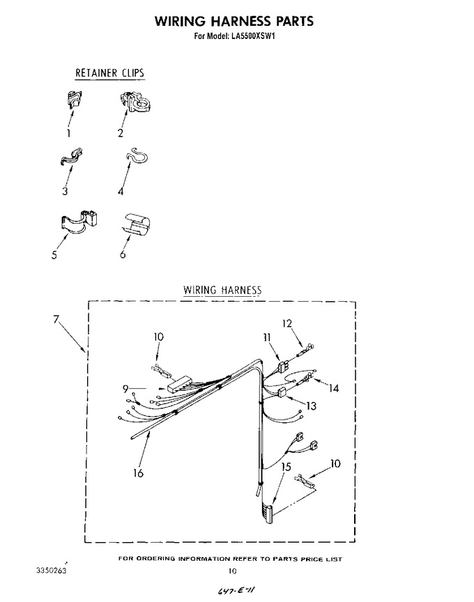 Diagram for LA5500XSG1