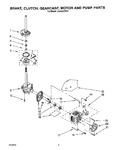 Diagram for 07 - Brake, Clutch, Gearcase, Motor And Pump