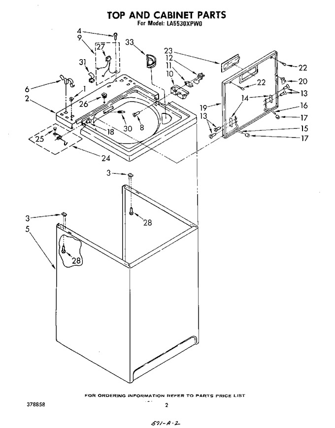 Diagram for LA5530XPW0