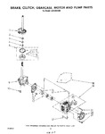 Diagram for 06 - Brake, Clutch, Gearcase, Motor And Pump