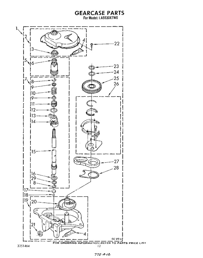 Diagram for LA5530XTW0