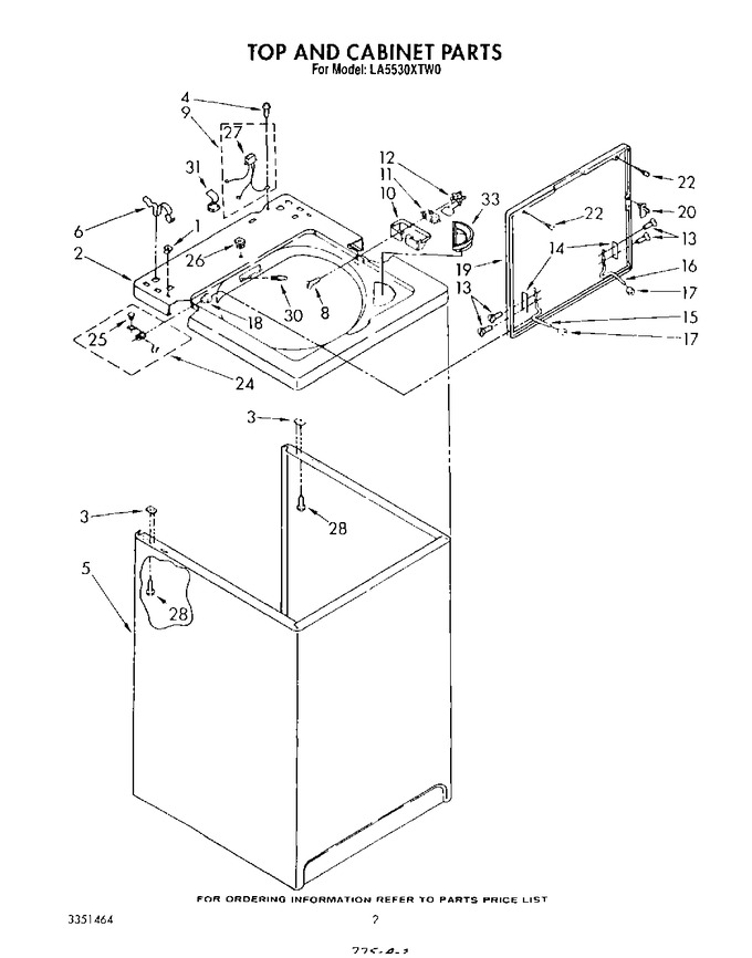 Diagram for LA5530XTW0