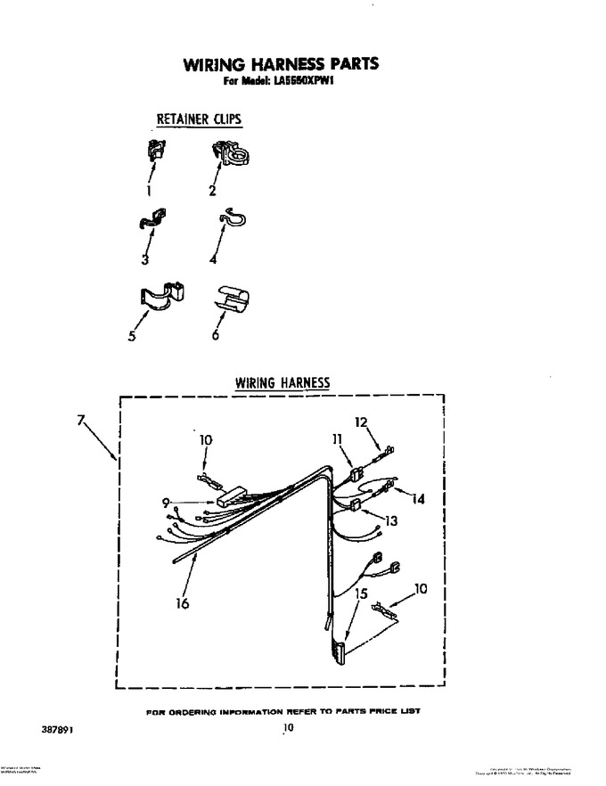 Diagram for LA5550XPW1