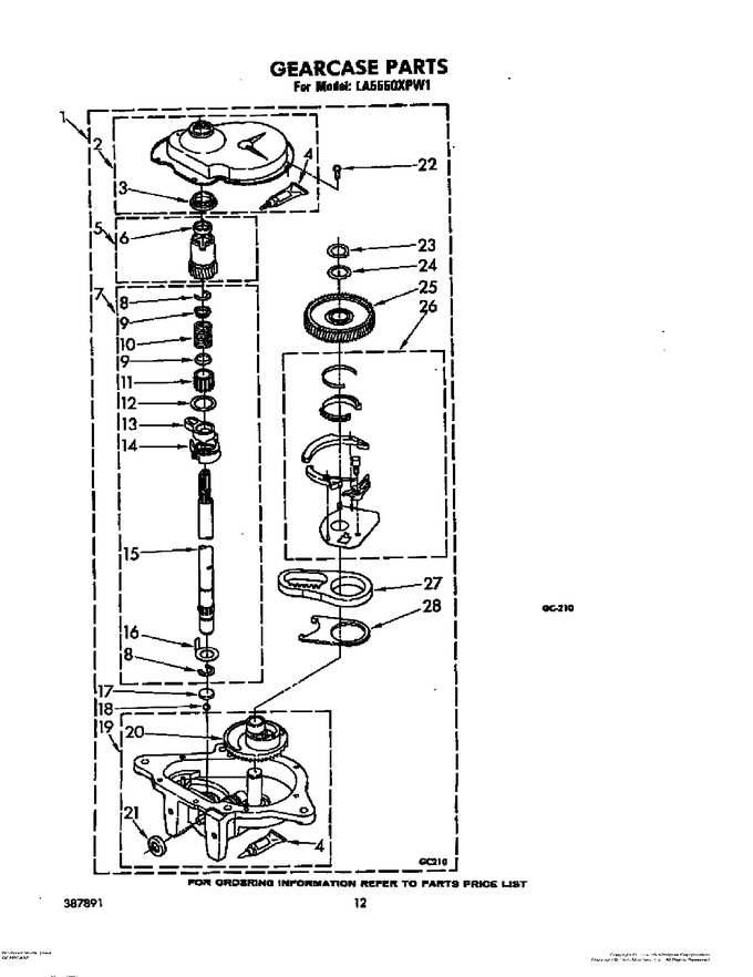 Diagram for LA5550XPW1