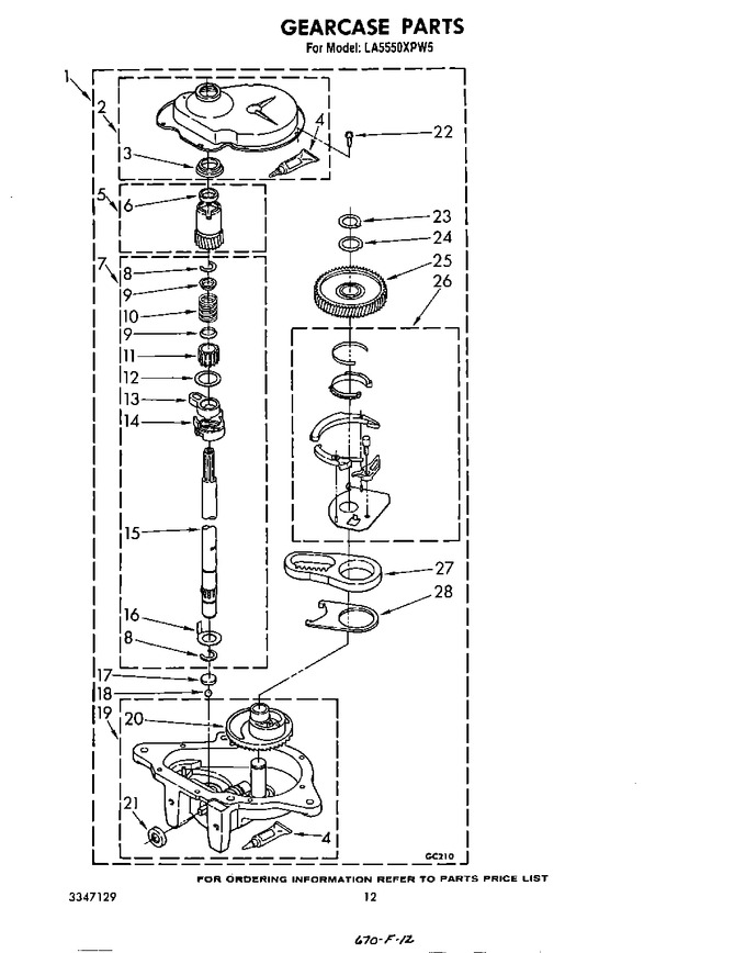 Diagram for LA5550XPW5