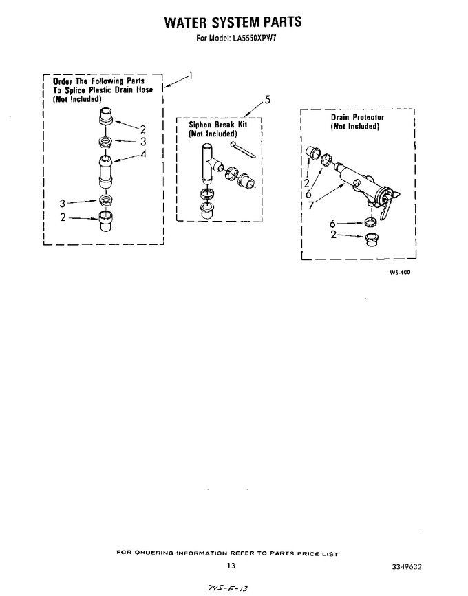 Diagram for LA5550XPW7