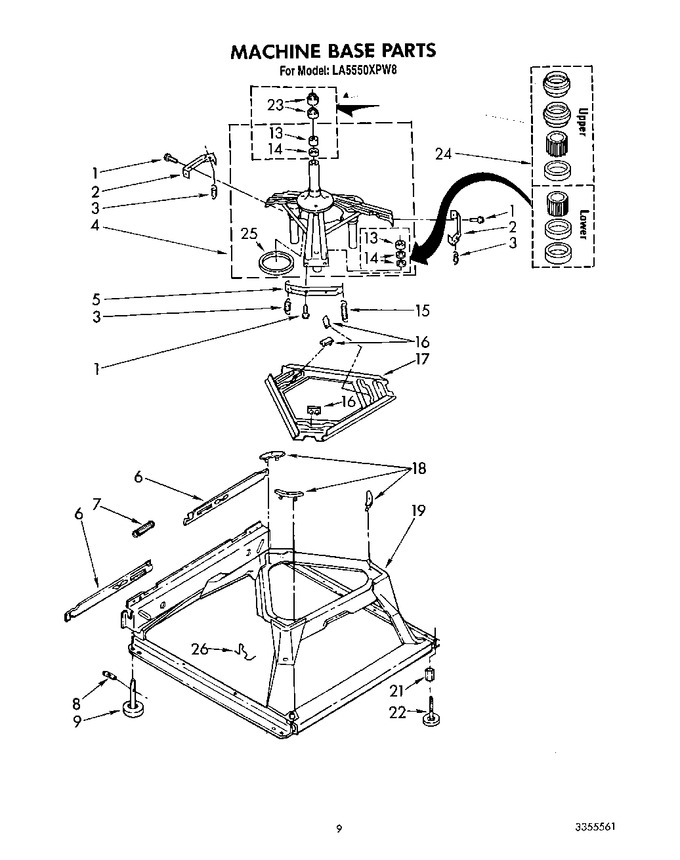 Diagram for LA5550XPW8