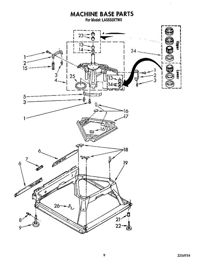 Diagram for LA5550XTW0