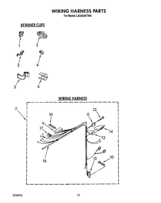 Diagram for LA5550XTW0