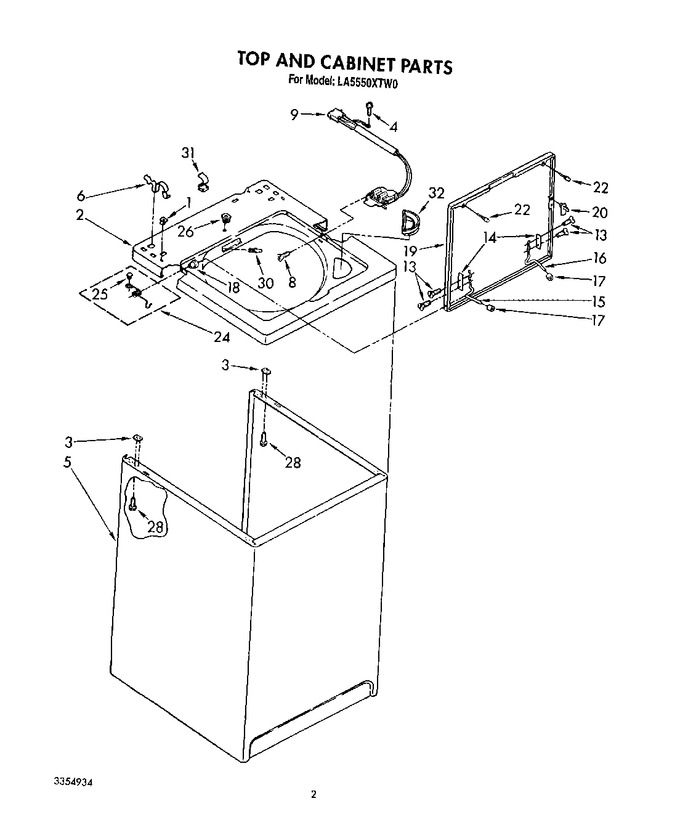 Diagram for LA5550XTF0