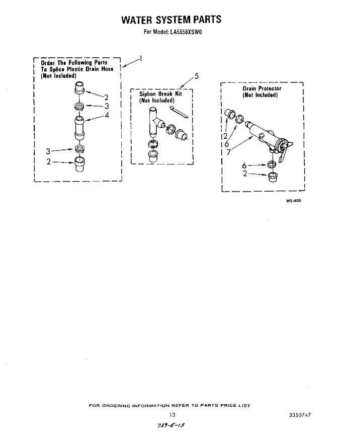 Diagram for LA5558XSW0