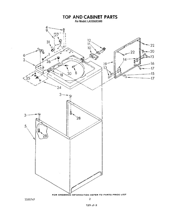 Diagram for LA5558XSW0