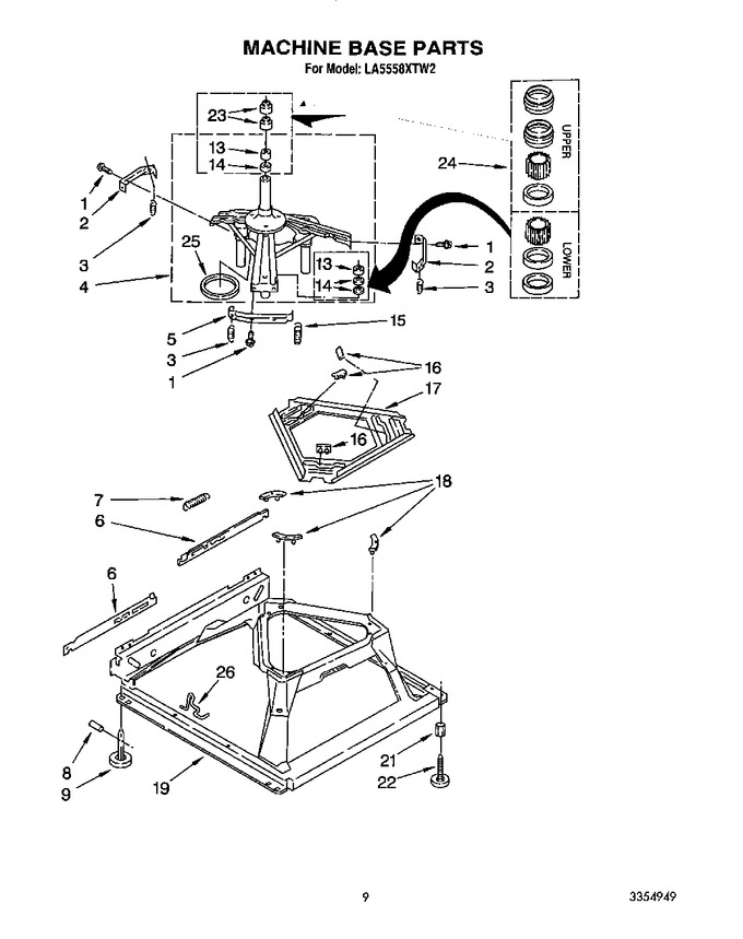 Diagram for LA5558XTW2