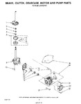 Diagram for 06 - Brake, Clutch, Gearcase, Motor And Pump