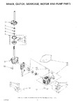 Diagram for 06 - Brake, Clutch, Gearcase, Motor And Pump