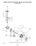 Diagram for 06 - Brake, Clutch, Gearcase, Motor And Pump