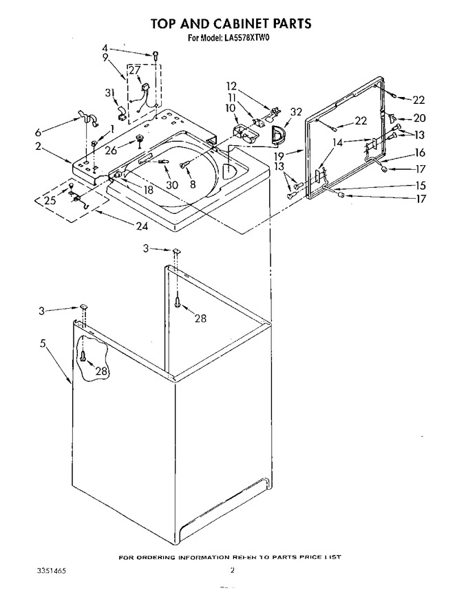 Diagram for LA5578XTF0