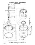 Diagram for 05 - Agitator, Basket And Tub