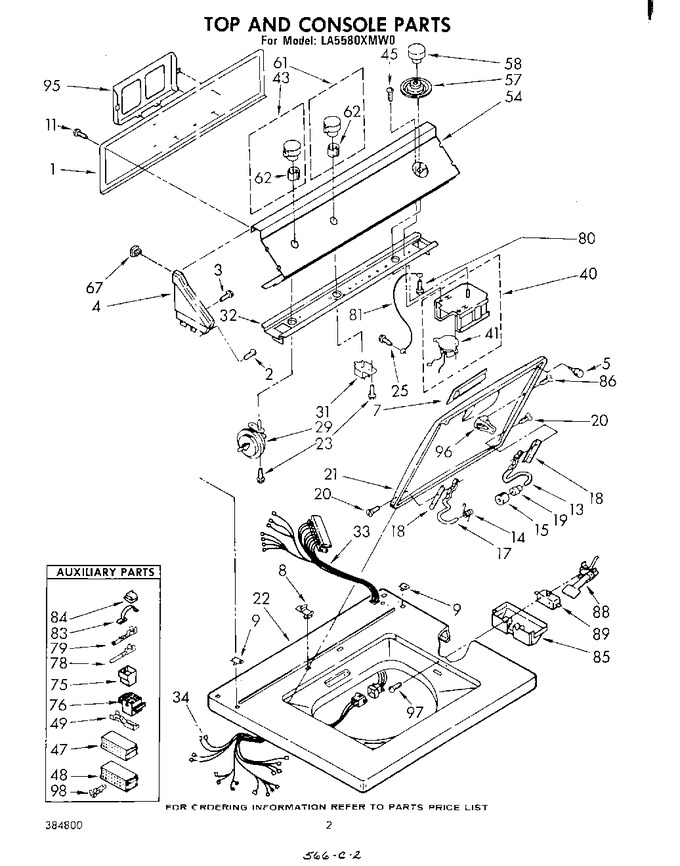 Diagram for LA5580XMW0