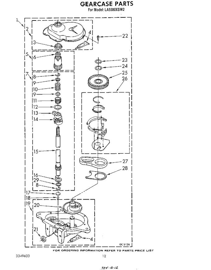 Diagram for LA5580XSW2