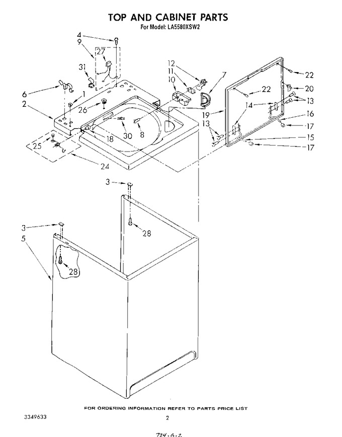 Diagram for LA5580XSW2