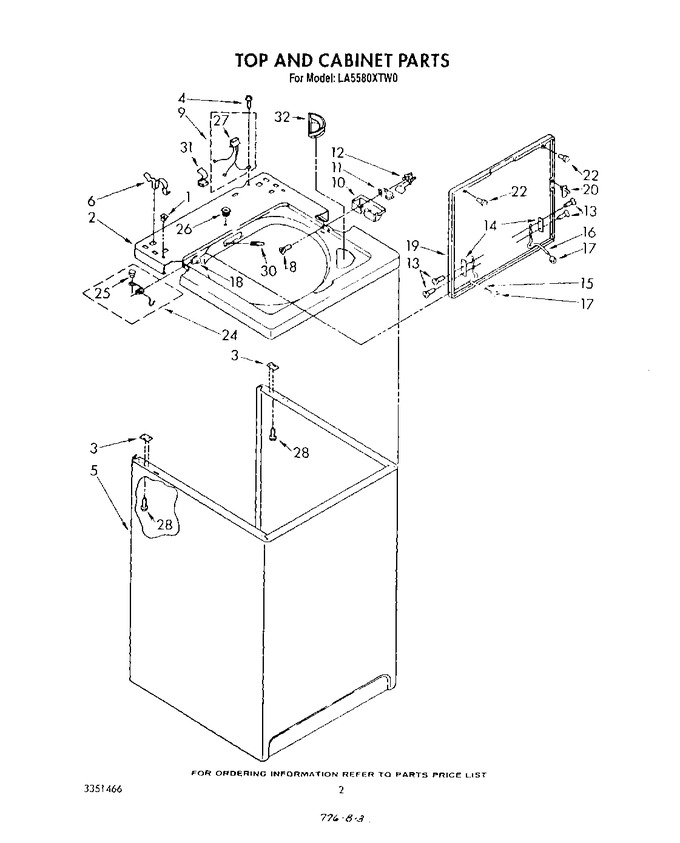 Diagram for LA5580XTF0