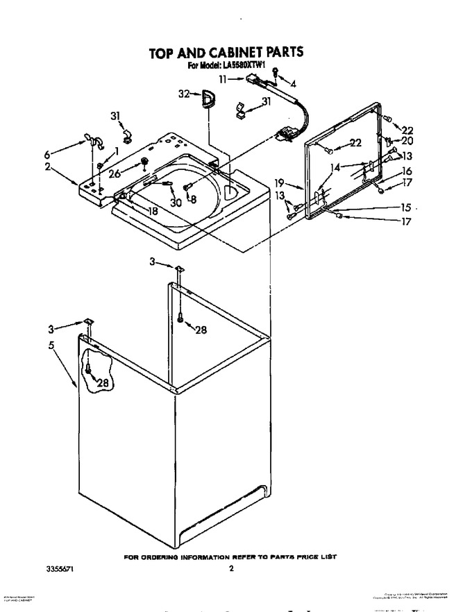 Diagram for LA5580XTN1