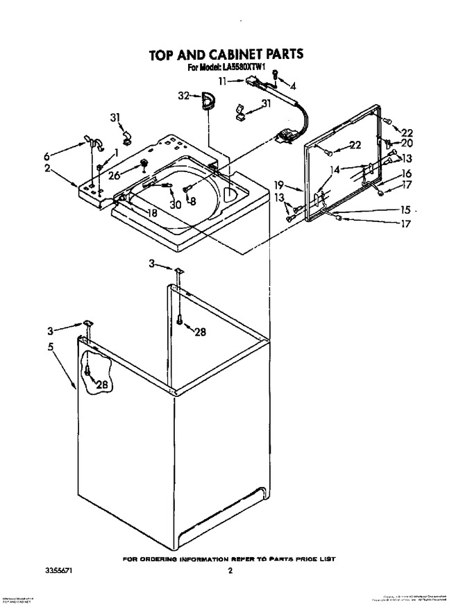 Diagram for LA5580XTW1