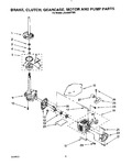 Diagram for 07 - Brake, Clutch, Gearcase, Motor And Pump