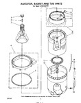 Diagram for 04 - Agitator, Basket And Tub