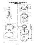 Diagram for 04 - Agitator, Basket And Tub