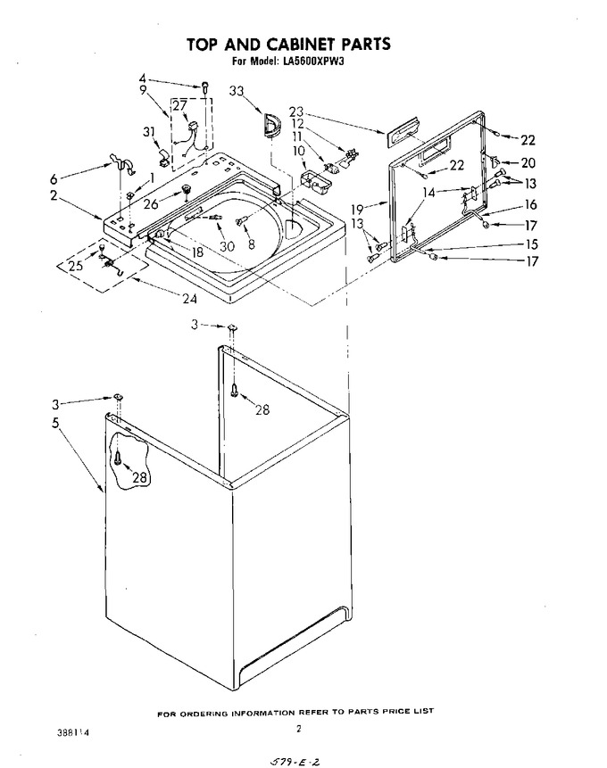 Diagram for LA5600XPW3