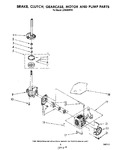 Diagram for 06 - Brake, Clutch, Gearcase, Motor And Pump