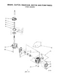 Diagram for 06 - Brake, Clutch, Gearcase, Motor And Pump