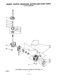 Diagram for 06 - Brake, Clutch, Gearcase, Motor And Pump