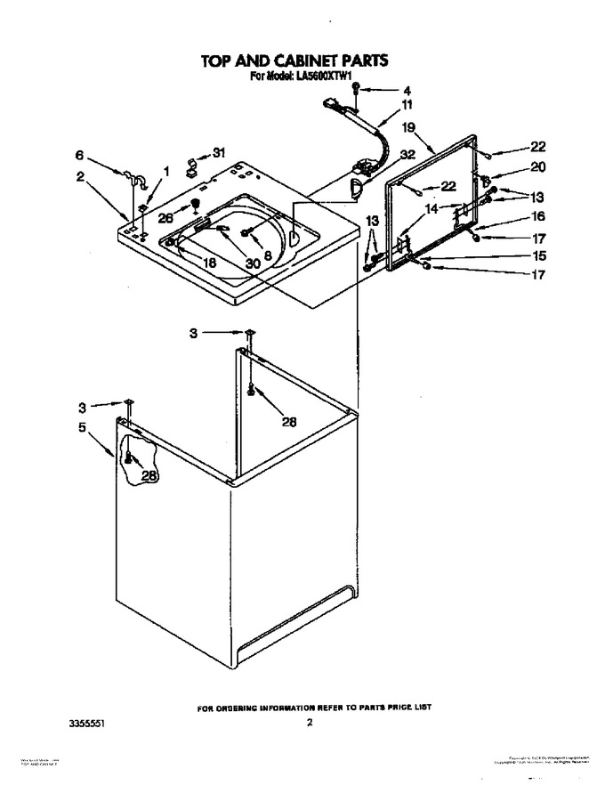 Diagram for LA5600XTF1