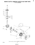 Diagram for 06 - Brake, Clutch, Gearcase, Motor And Pump