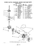 Diagram for 06 - Brake, Clutch, Gearcase, Motor And Pump