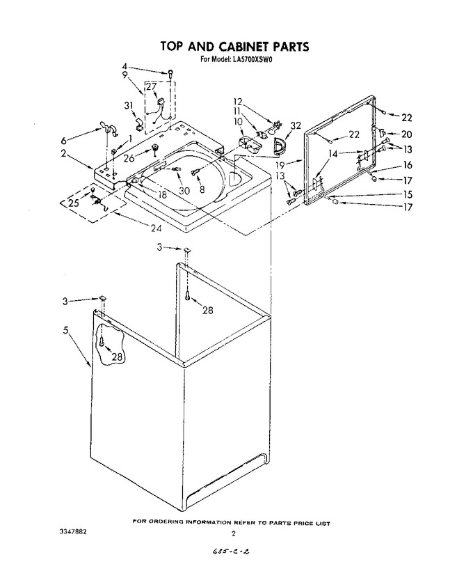 Diagram for LA5700XSW0