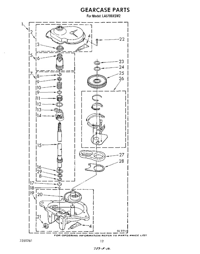 Diagram for LA5700XSW2