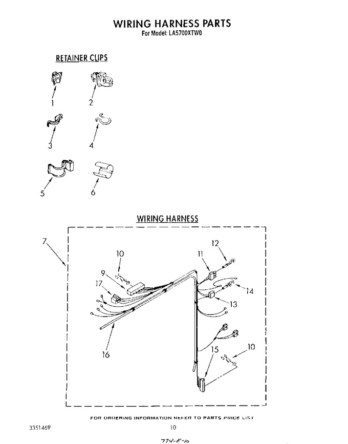 Diagram for LA5700XTG0