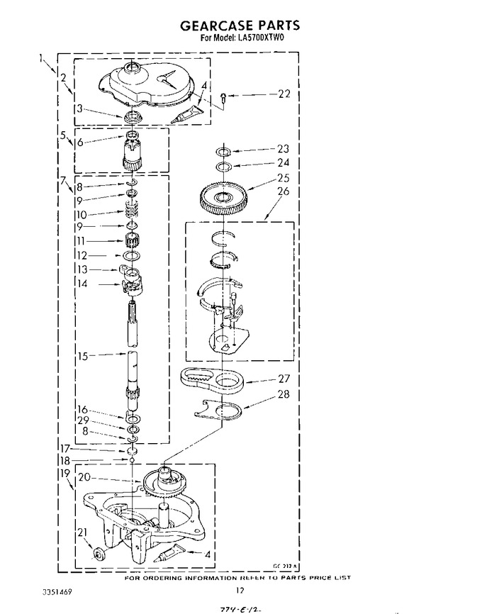 Diagram for LA5700XTF0