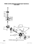 Diagram for 06 - Brake, Clutch, Gearcase, Motor And Pump