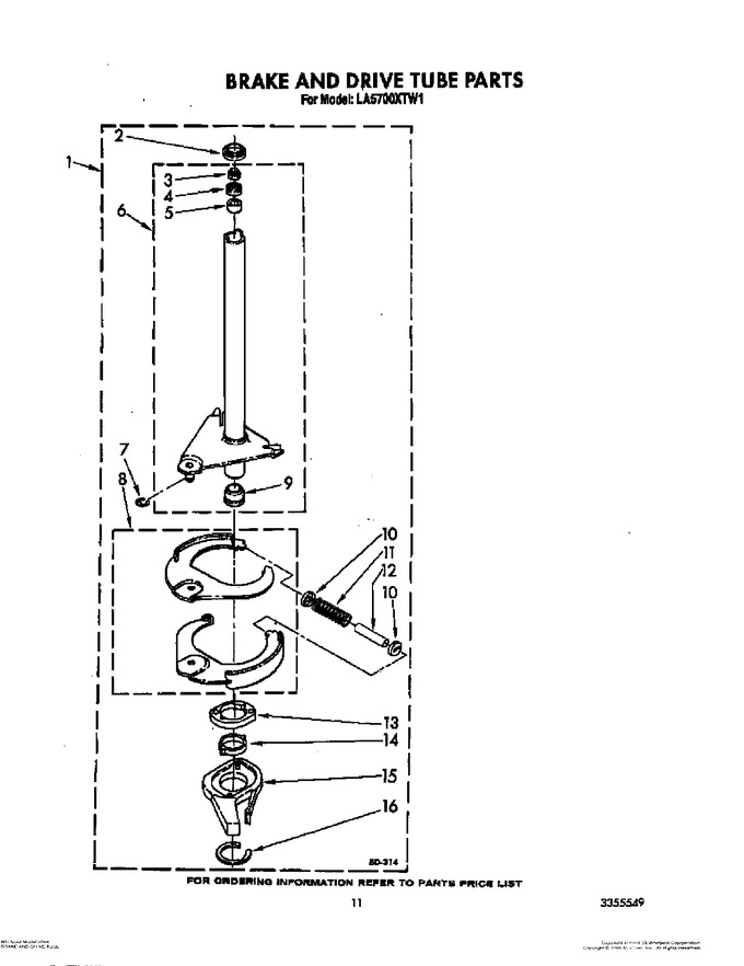 Diagram for LA5700XTW1