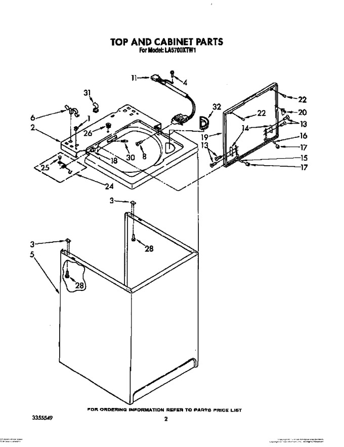 Diagram for LA5700XTF1