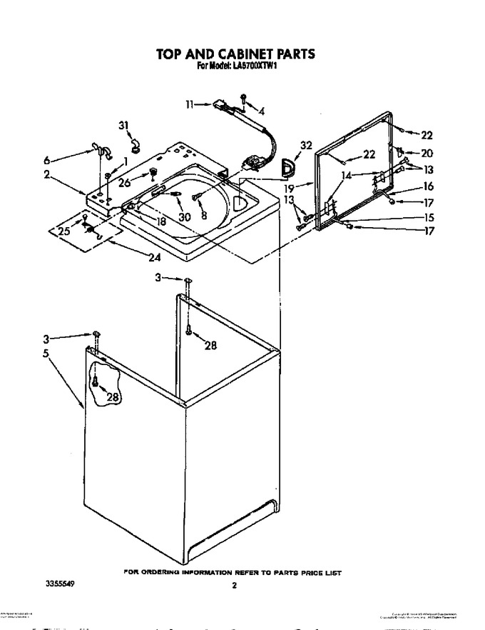 Diagram for LA5700XTM1